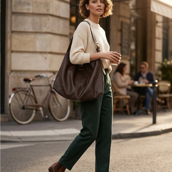 Princess Polly Handbags - Princess Polly Cream Knit and Tan Tote